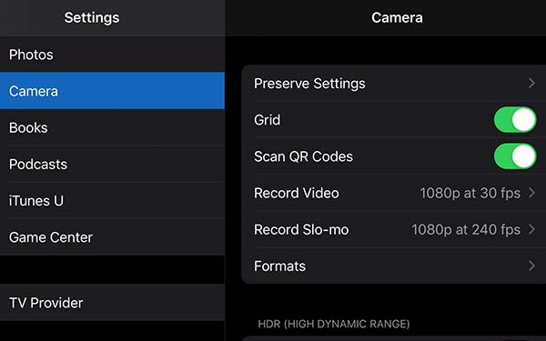 How to take good pictures with a phone and set the grid setting